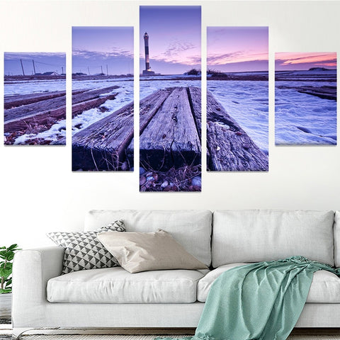 Seaside Scenery Beach Wall Art Canvas Decor Printing