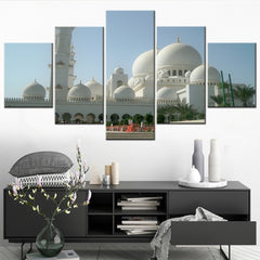 Sheikh Zayed Mosque Dubai Dome Wall Art Canvas Decor Printing