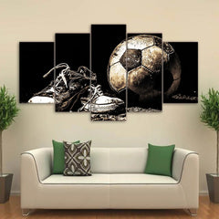 Soccer Shoes Wall Art Canvas Decor Printing