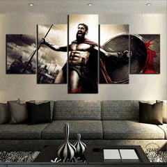 Sparta 300 Warriors Leonidas Wall Art Canvas Decor Printing