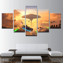 Star Wars Spacecraft Battlefront Wall Art Canvas Decor Printing