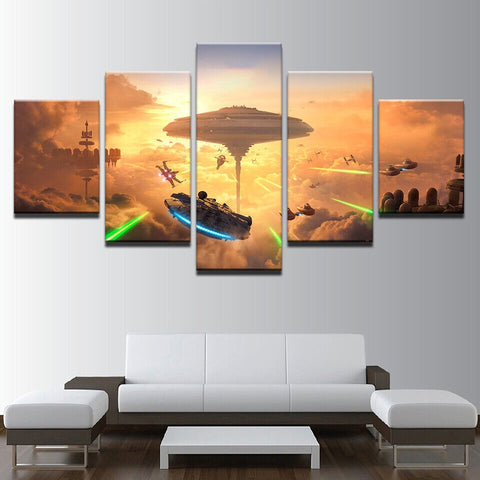 Star Wars Spacecraft Battlefront Wall Art Canvas Decor Printing