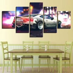 Toyota Sport Car Drift Car Wall Art Canvas Decor Printing