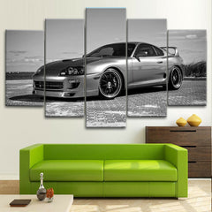 Toyota Supra JDM Car Wall Art Canvas Decor Printing