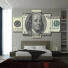 Image of 100 Dollar Bill Benjamin Franklin Money Wall Art Canvas Decor Printing