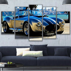 1965 Shelby Mustang Car Wall Art Canvas Decor Printing