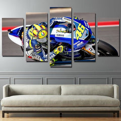 Superbike Motorcycle Wall Art Canvas Print Decor