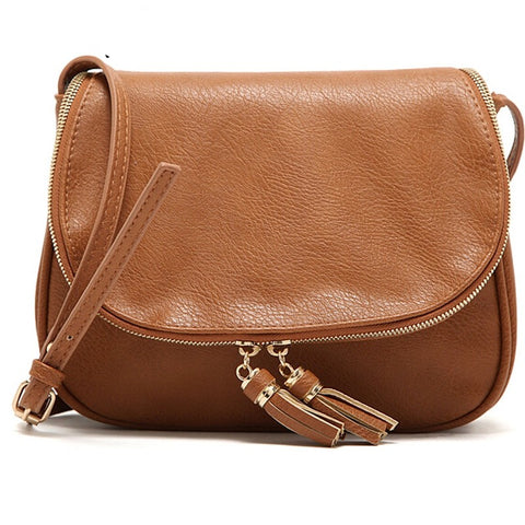 Hot Sale Tassel Women Bag Leather Handbags Cross Body Shoulder Bags Fashion Messenger Bag Women Handbag Bolsas Femininas