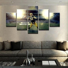 Aaron Rodgers Wall Art Canvas Decor Printing