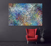 Image of Abstract Art Expressionism Colorful Wall Art Canvas Print Decor-1Panels