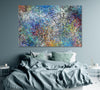 Image of Abstract Art Expressionism Colorful Wall Art Canvas Print Decor-3Panels