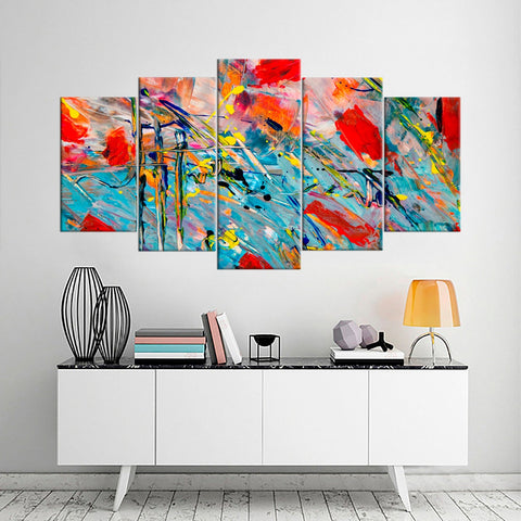 Abstract Expressionism Watercolor Wall Art Canvas Decor Printing