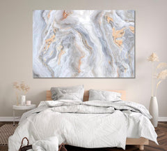 Abstract Grey Marble Wall Art Canvas Print Decor-1Panel