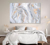 Image of Abstract Grey Marble Wall Art Canvas Print Decor-1Panel