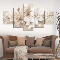 Abstract Lily Flower Wall Art Canvas Decor Printing