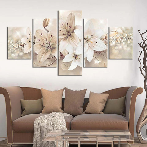 Abstract Lily Flower Wall Art Canvas Decor Printing