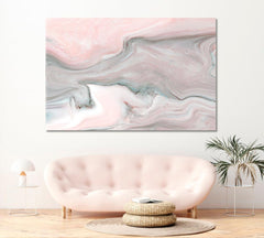 Abstract Pink Marble Wall Art Canvas Print Decor-1Panel