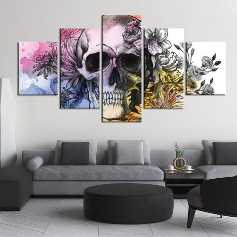Abstract Skull Wall Art Canvas Decor Printing