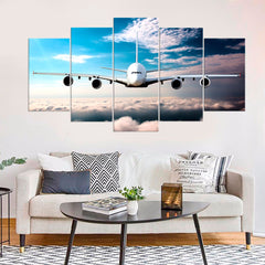 Airplane Aircraft Vintage Aviation Wall Art Canvas Decor Printing