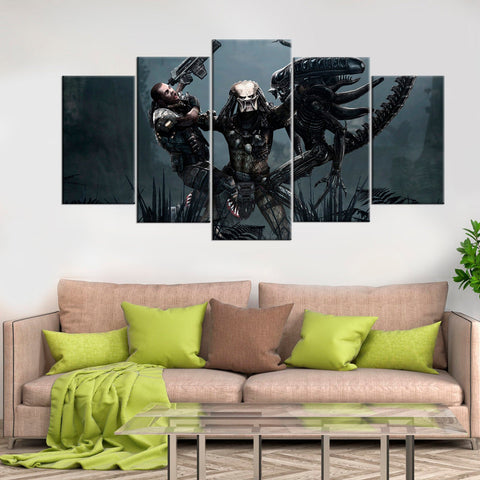 Alien vs Predator Wall Art Canvas Decor Printing