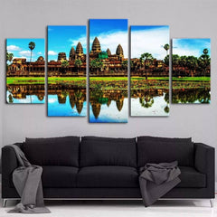 Angkor Wat 7 Wonders Of The World Wall Art Canvas Decor Printing