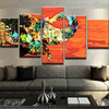 Image of Artistic Elephant Wall Art Canvas Decor Printing