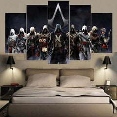 Assassins Creed Characters Wall Art Canvas Decor Printing