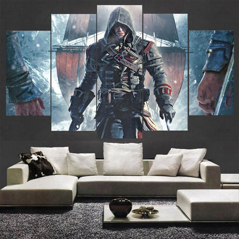 Assassins Creed Inspired Wall Art Canvas Decor Printing