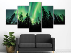 Aurora Borealis Northern Lights Wall Art Canvas Decor Printing