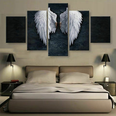 Banksy Angel Wings Wall Art Canvas Decor Printing