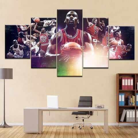 Basketball Star Michael Jordan Wall Art Canvas Decor Printing