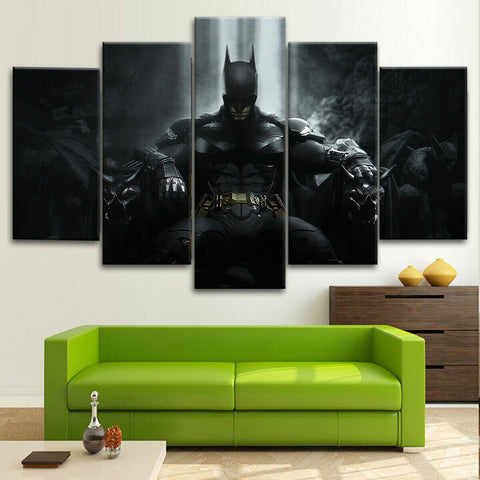 Batman Throne The Dark Knight Wall Art Canvas Decor Printing