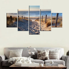 Beach Landscape Sand Dunes Wall Art Canvas Decor Printing