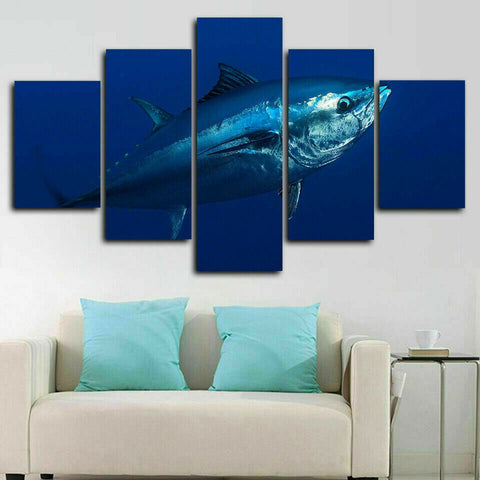 Big Bluefin Tuna Fish Atlantic Wall Art Canvas Decor Printing