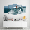 Image of Big Wave Surfing Wall Art Canvas Decor Printing