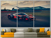 Image of Black Aston Martin Sports Car Wall Art Canvas Print Decor