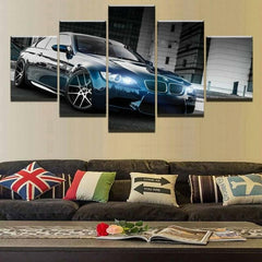 Black M3 Sport Car Wall Art Canvas Decor Printing