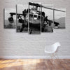 Image of Black Hawk Helicopter Wall Art Canvas Decor Printing