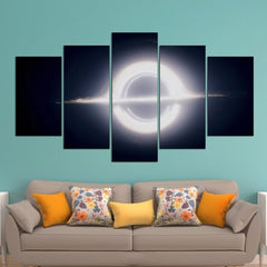 Black Hole Galaxy Wall Art Canvas Decor Printing