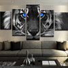 Image of Blue Eyed Giant Tiger Wall Art Canvas Decor Printing