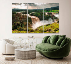 Blue Nile Falls Ethiopia Wall Art Canvas Print Decor