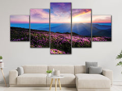 Blue Ridge Mountains in Spring Wall Art Canvas Decor Printing