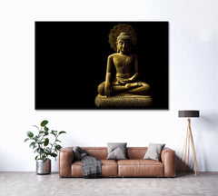 Buddha Meditation Wall Art Canvas Print Decor-1Panel