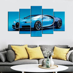 Bugatti Chiron Supercars Wall Art Canvas Decor Printing