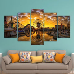 California Adventure Park Wall Art Canvas Decor Printing