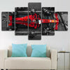 Image of Charles Leclerc F1 Ferrari Pit Stop Wall Art Canvas Decor Printing