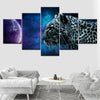 Image of Cheetah Animal in Space Wall Art Canvas Decor Printing