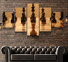 Image of Chess Board Wall Art Canvas Decor Printing