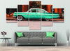 Image of Chevy Bel Air Vintage Car Wall Art Canvas Decor Printing