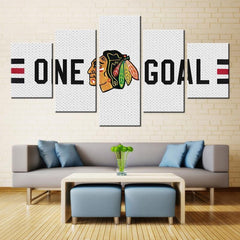 Chicago Blackhawks Sports Wall Art Canvas Decor Printing